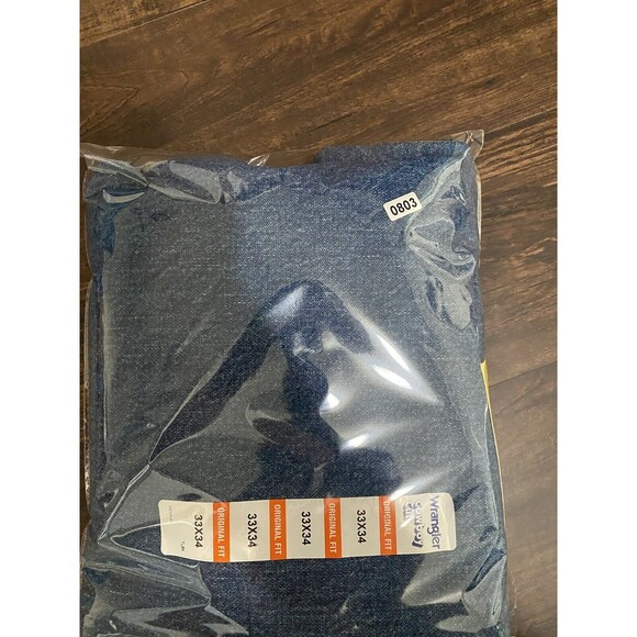 Wrangler Cowboy Cut Original Fit 13MWGK Mens Blue Jeans 33x34 Slim Fit Premium - Picture 9 of 9